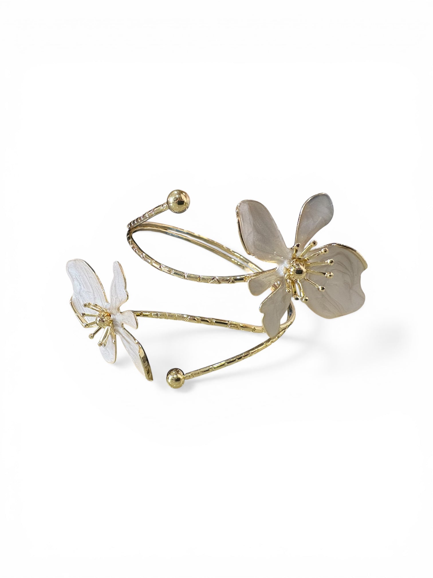 Blanche Floral Duo Bracelet