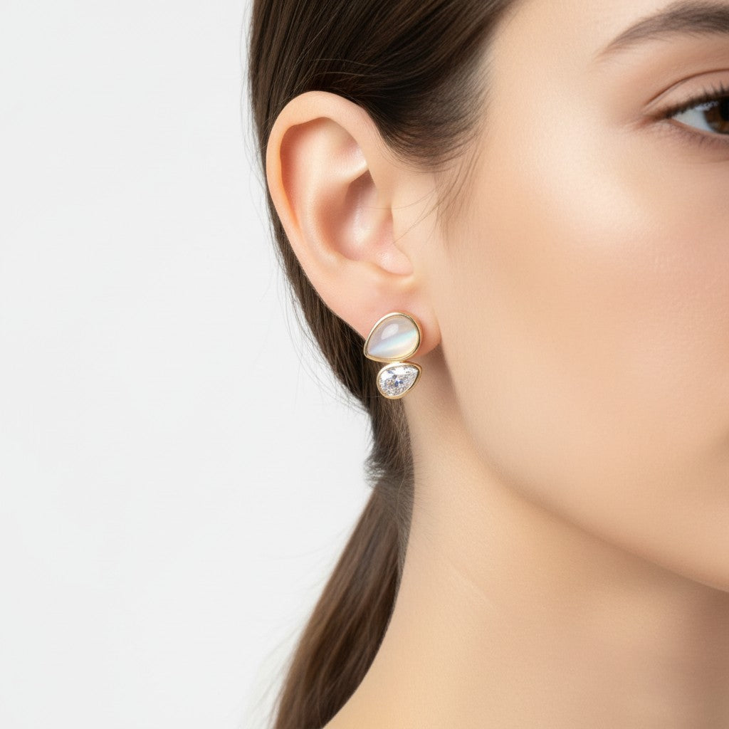Luna Duo Studs