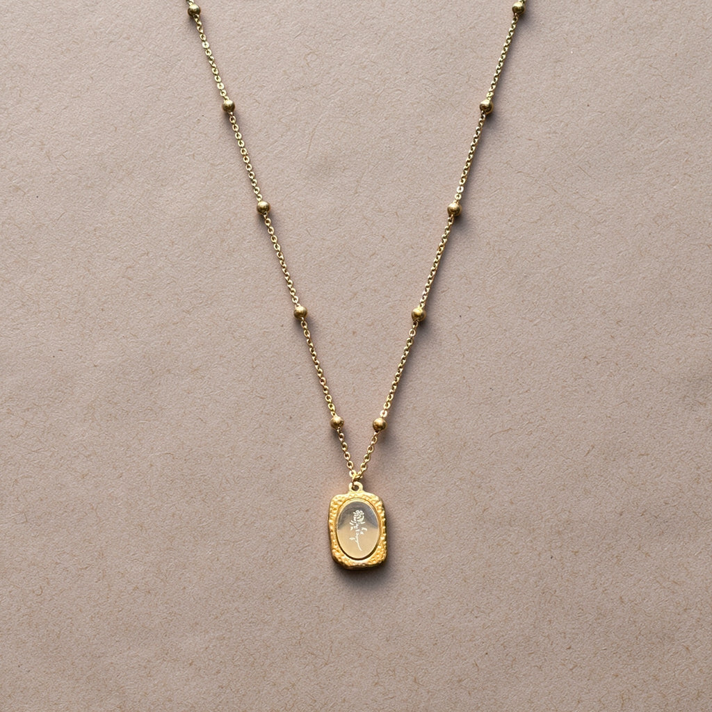 Roselle Medallion Necklace