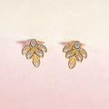 Lunelle Leaf Cluster Studs