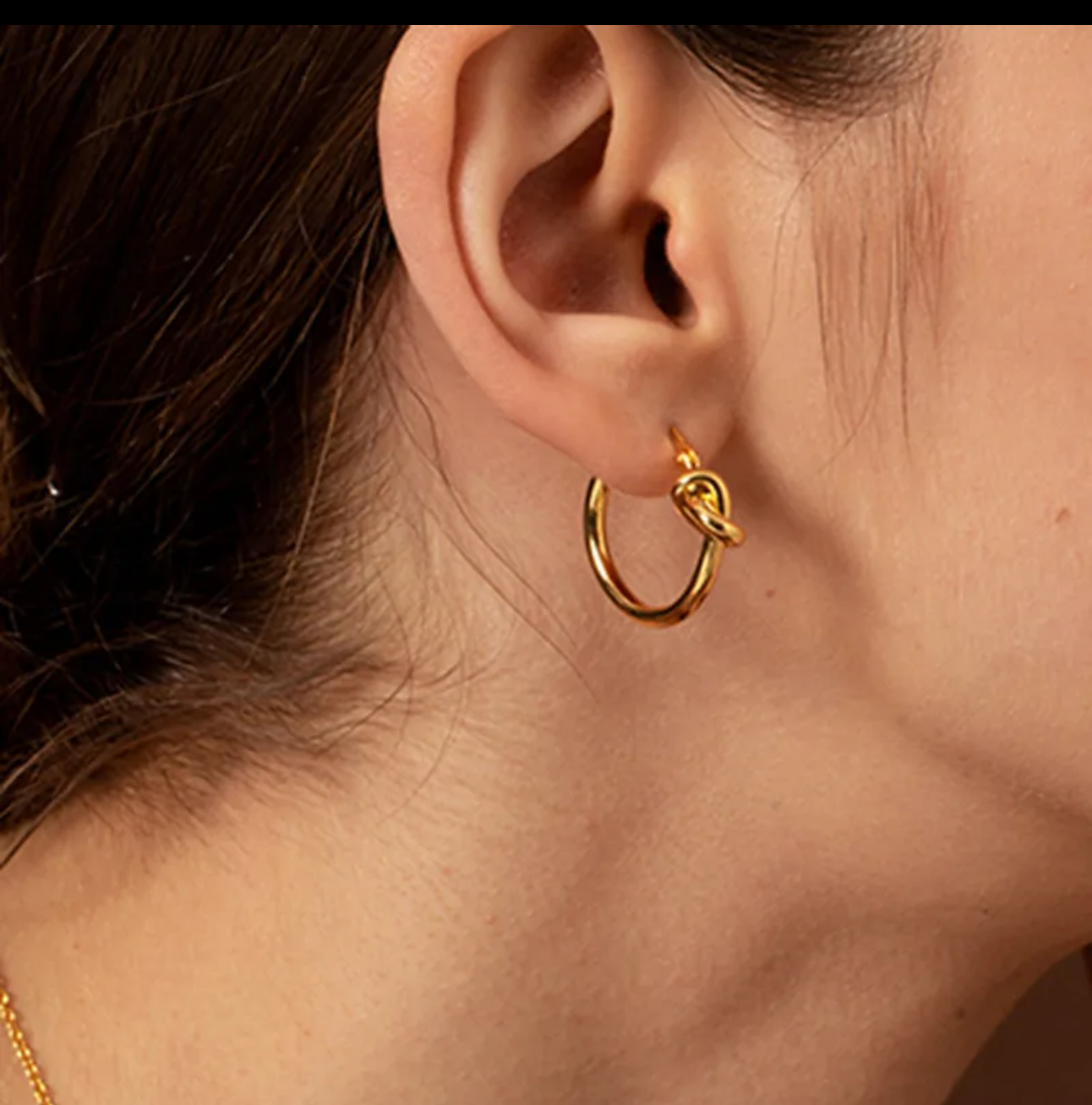 Aurelia Knot Hoops
