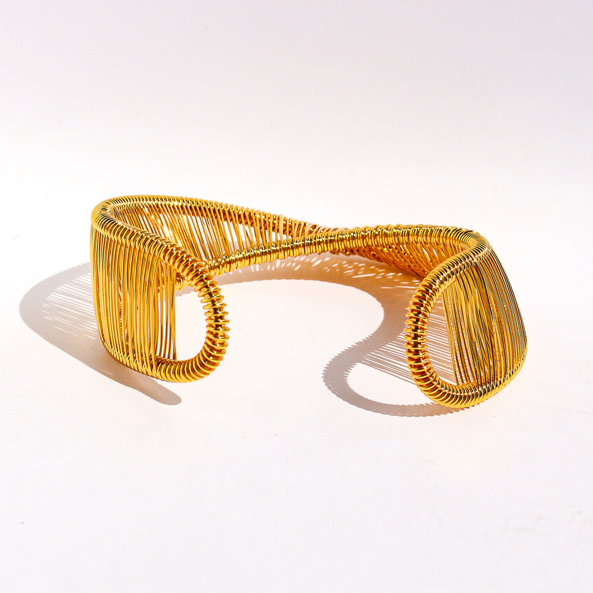 Aurelia Woven Gold Cuff