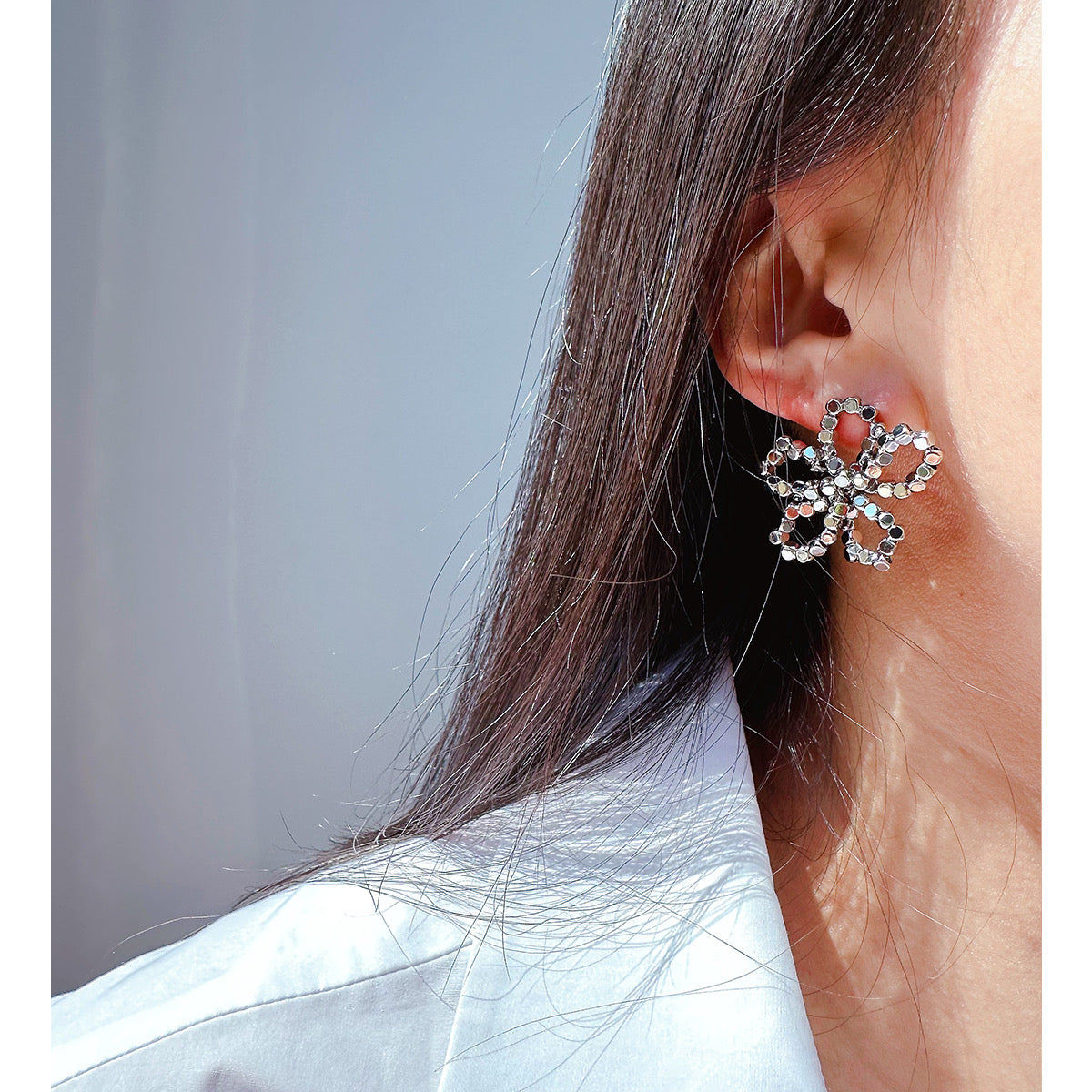 Celestia Floral Studs