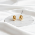 Dome Drop Gold Studs