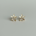 Opal Wing Crystal Petal Studs