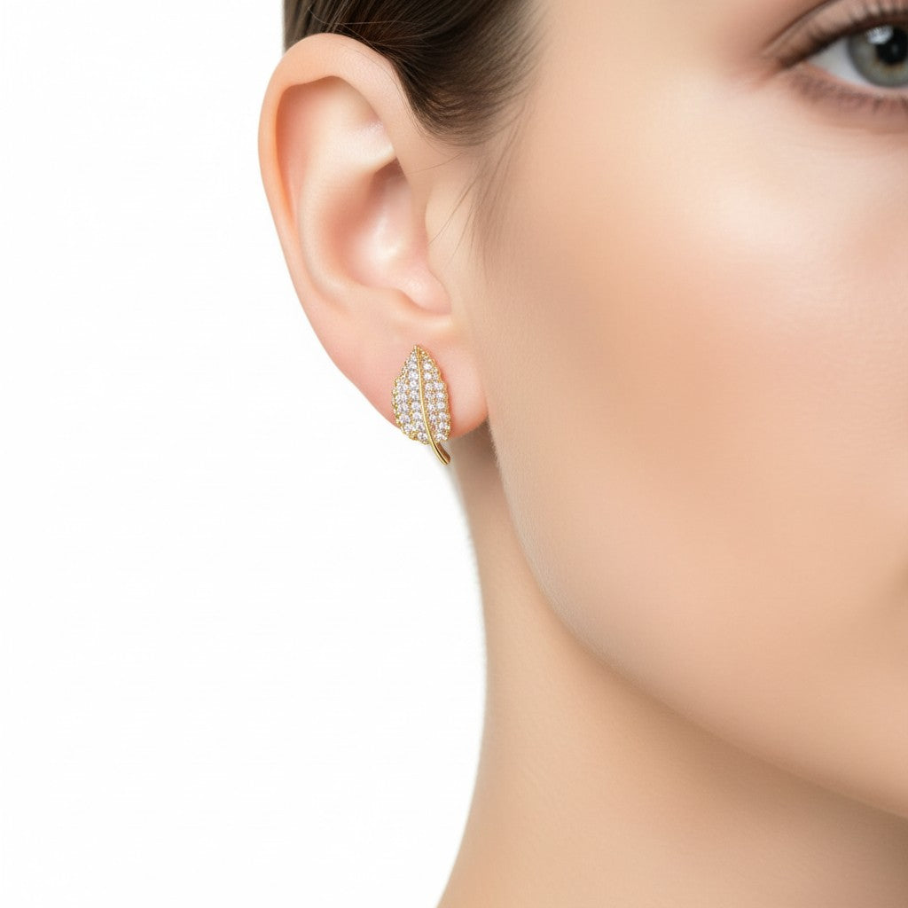Elysian Leaf Studs