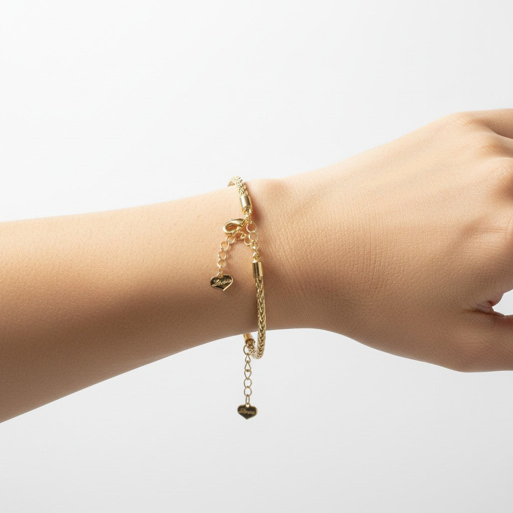 Luxe Braided Chain Bracelet