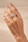 Twin Shine Adjustable Ring (Anti-Tarnish)