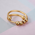 Dual Glow Spinner Adjustable Ring (Anti-Tarnish)