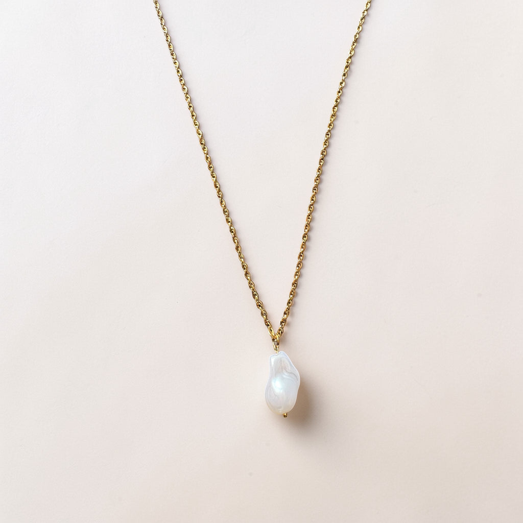 Opaline Freshwater Pearl Pendant