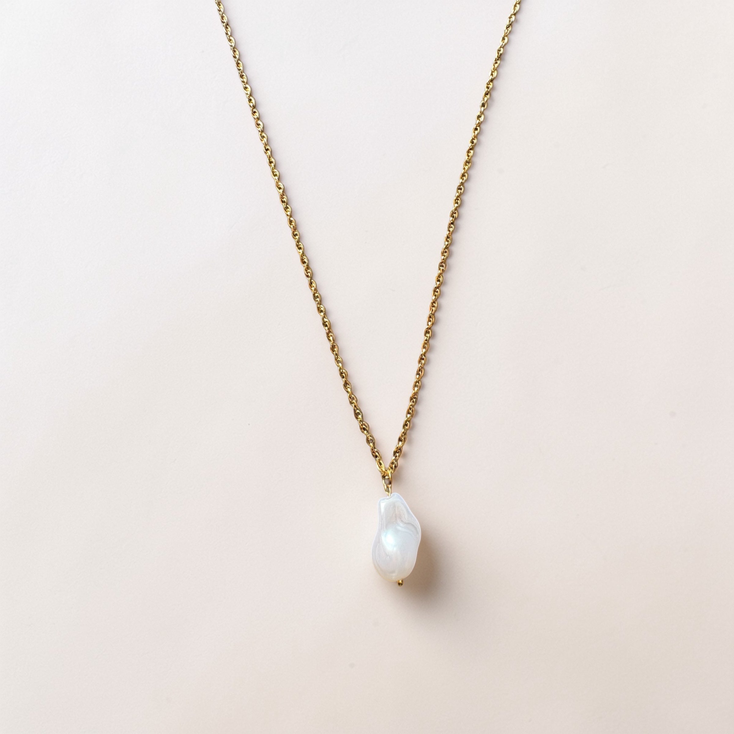 Opaline Freshwater Pearl Pendant