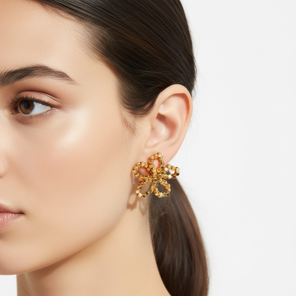 Celestia Floral Studs