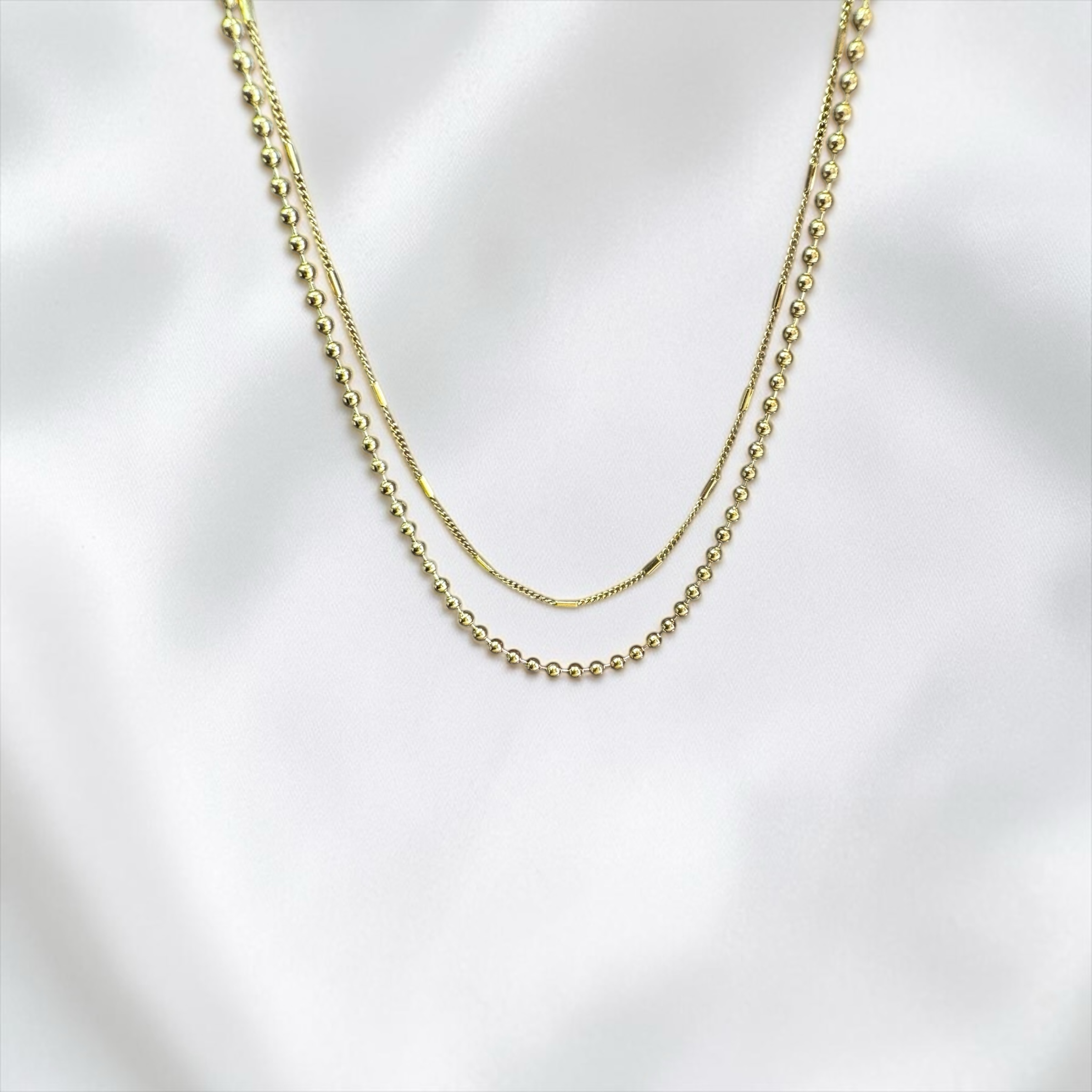 Dual Layered Chain Necklace